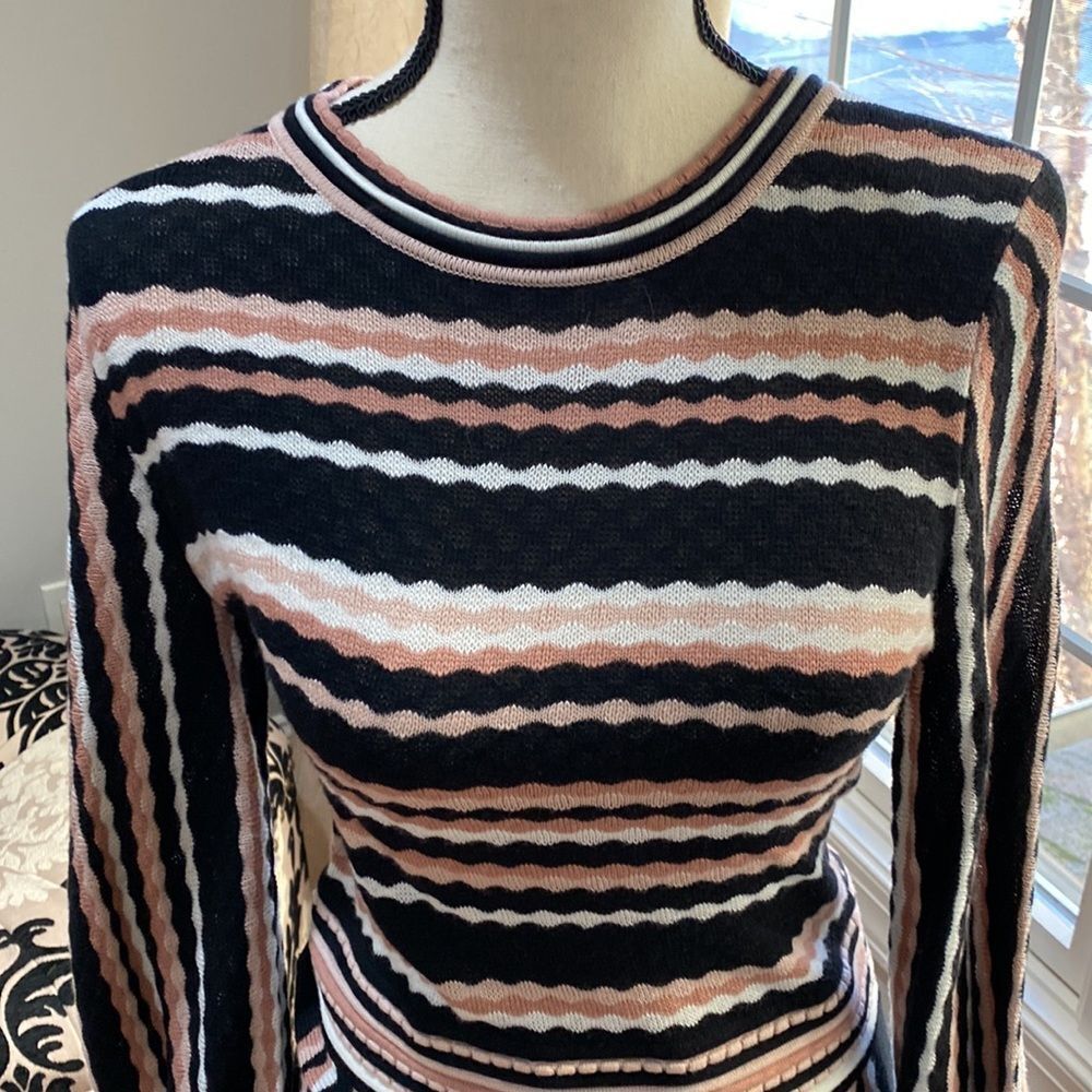 kate spade Black and Pink Striped Dress - Picture 2 of 3